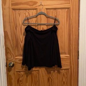 Express off the shoulder bell sleeve top